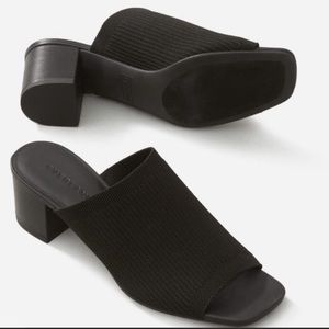 Everlane Glove Mule in ReKnit (black)